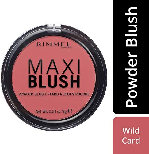 Rimmel Maxi Blush9g, Lightweight, Buildable, Powder Blush #color_003 Wild Card