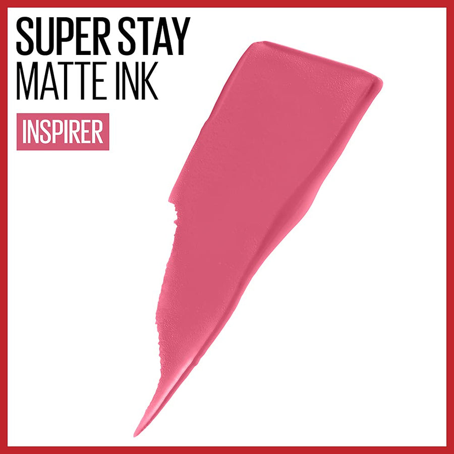 Maybelline Super Stay Matte Ink Lip Color, Long-Lasting, Flawless Matte Finish #color_125 Inspire