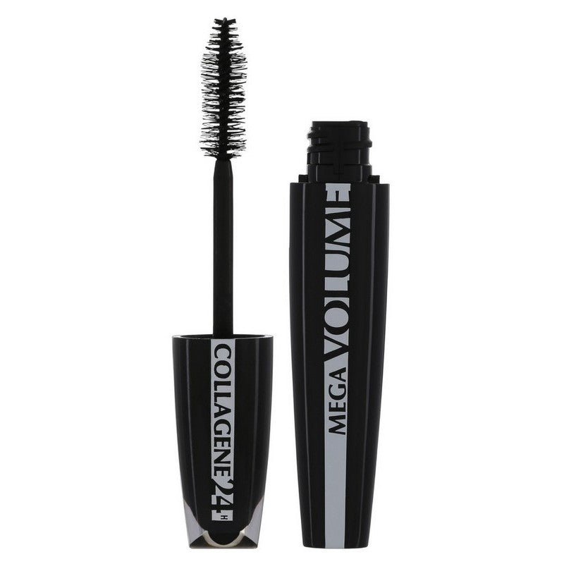 L'Oreal Paris Mega Volume Collagene 24H Mascara Extra Black 0.32oz 9ml, Maximum Volume, Without Clumps