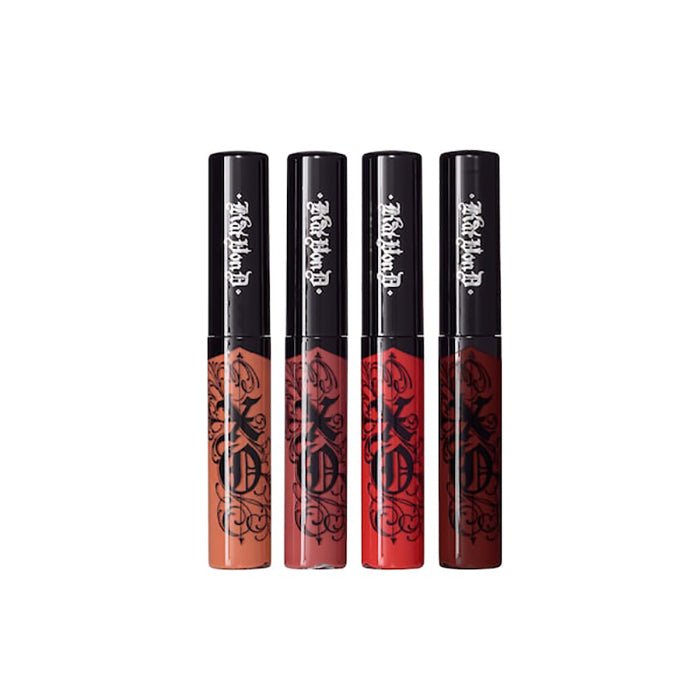 Kat Von D Mini XO Vinyl Lip Cream Lip Gloss Obsession Set Lipstick 4 x 2.5ml  