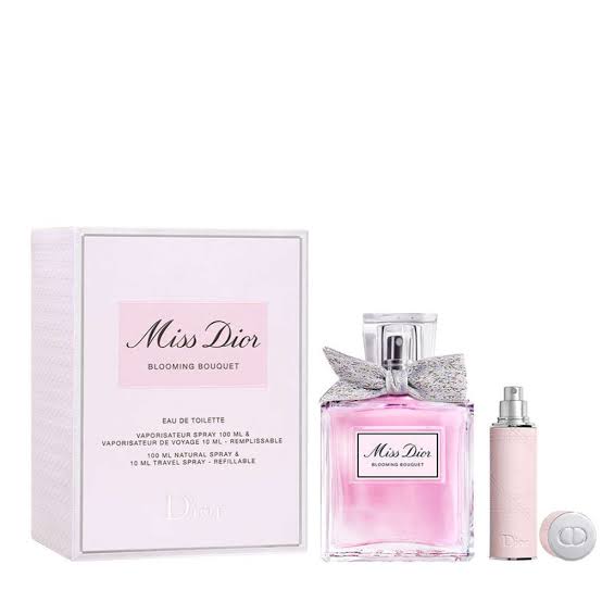 Christian Dior Miss Dior Blooming Bouquet Men Perfume Gift Set 3.4oz 100ml EAU DE TOILETTE SPRAY  