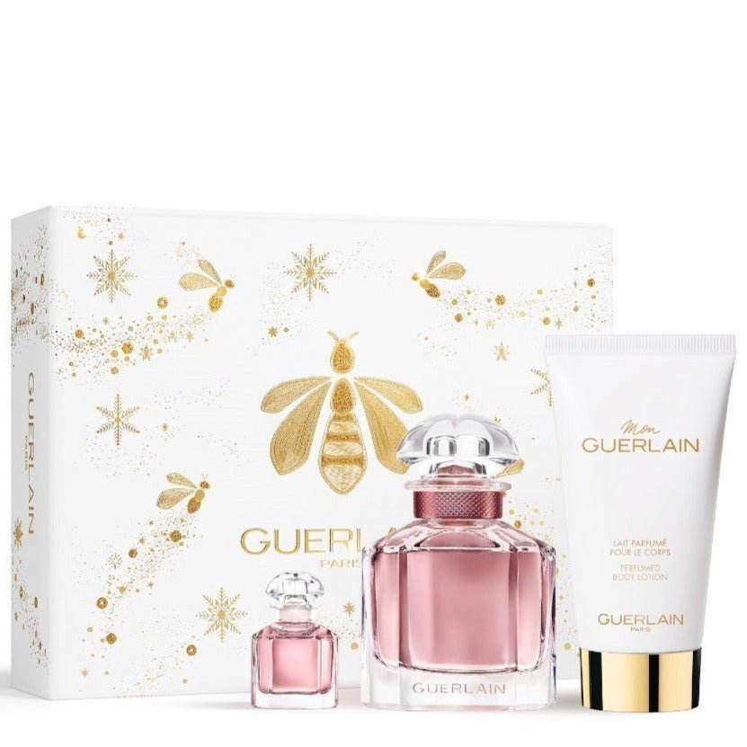 Guerlain Mon Guerlain Women Perfume Gift Set 1.7oz 50ml EAU DE PARFUM SPRAY with Lotion