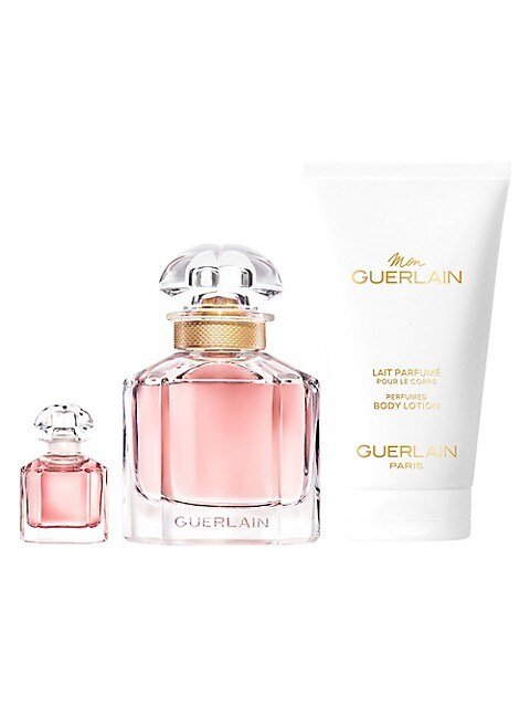 Guerlain Mon Guerlain Women Perfume Gift Set 1.7oz 50ml EAU DE PARFUM SPRAY with Lotion