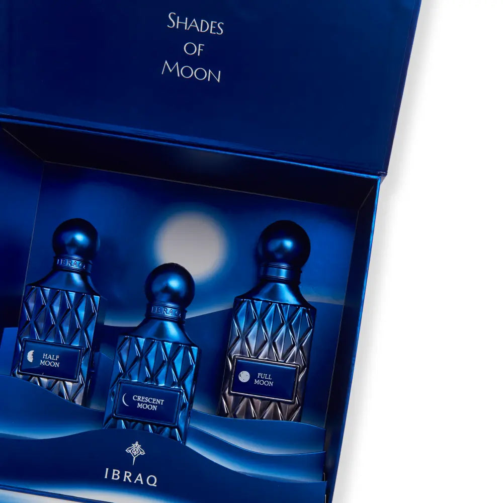 Ibrahim AlQurashi Moon Collection Extrait De Parfum Set 3Pcs 2.5oz 75ml EXTRAIT DE PARFUM SPRAY