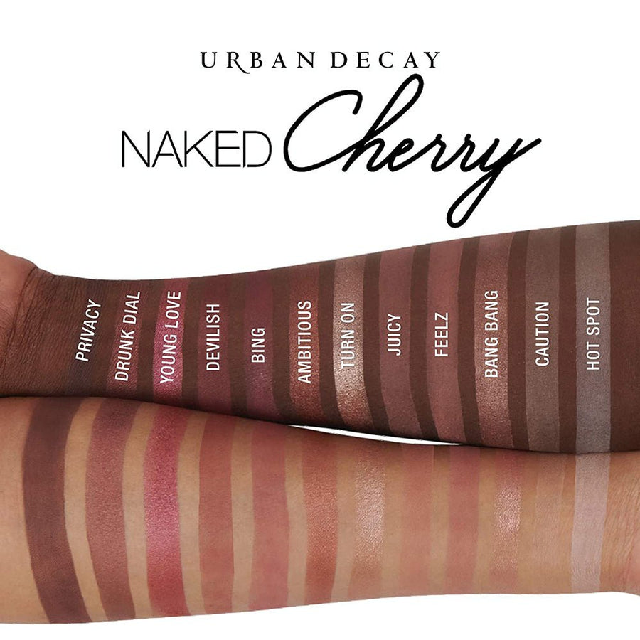 Urban Decay Naked Cherry Eyeshadow Palette 12x1.3g, 12 Red Neutral Shades