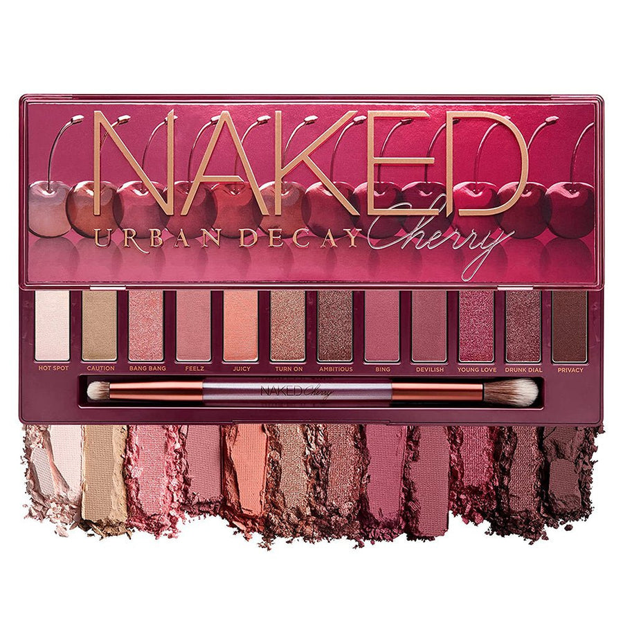 Urban Decay Naked Cherry Eyeshadow Palette 12x1.3g, 12 Red Neutral Shades