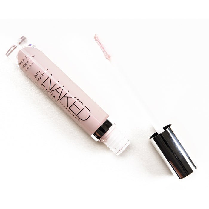 Urban Decay Naked Skin Highlighting Fluid, Highlighter Aura 0.21oz 6.0g, Cool-Toned, Light Pink