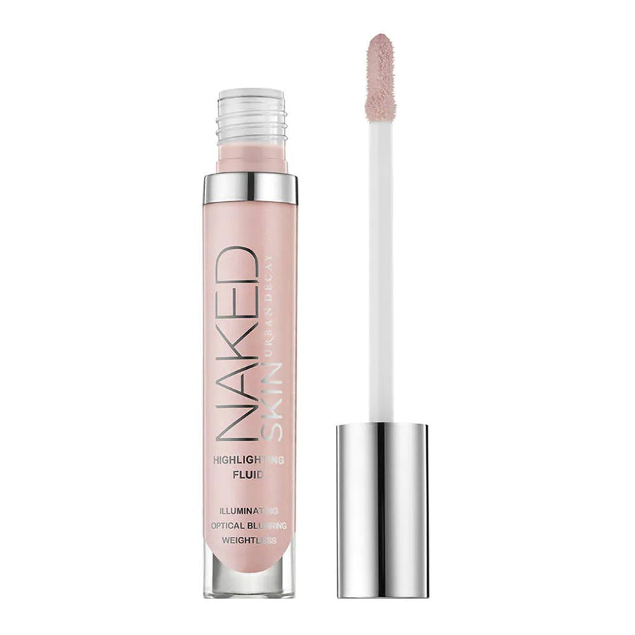 Urban Decay Naked Skin Highlighting Fluid, Highlighter Aura 0.21oz 6.0g, Cool-Toned, Light Pink