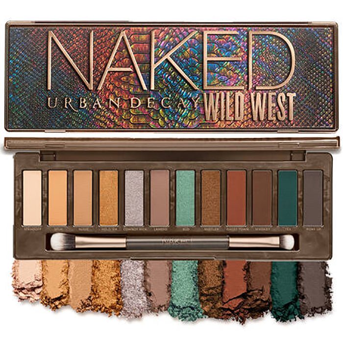 Urban Decay Naked Wild West Eyeshadow Palette 12x1.3g, All-Vegan, 12 Shades, Matte, Metallic, and Shimmer Finishes