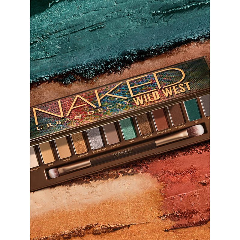 Urban Decay Naked Wild West Eyeshadow Palette 12x1.3g, All-Vegan, 12 Shades, Matte, Metallic, and Shimmer Finishes