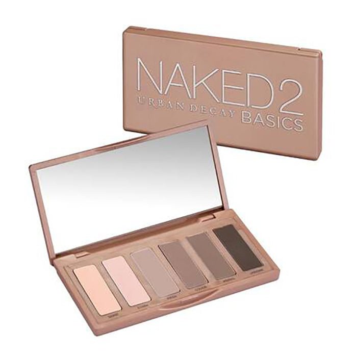 Urban Decay Naked2 Basics Eyeshadow Palette 6x1.3g, 6 Matte Nude Shades, Blendable