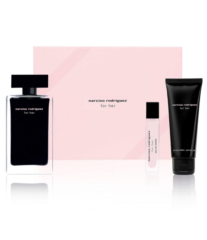 Narciso Rodriguez Women 100ml Perfume Gift Set 3.4oz 100ml EAU DE TOILETTE SPRAY with Body Lotion