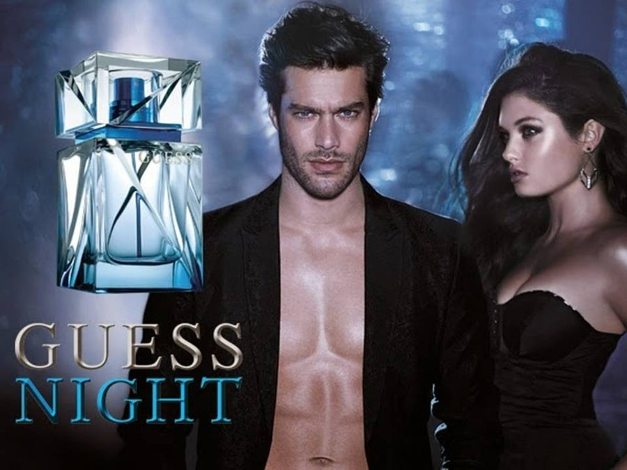 Guess Night Men Perfume 3.4oz 100ml 1.7oz 50ml EAU DE TOILETTE SPRAY  