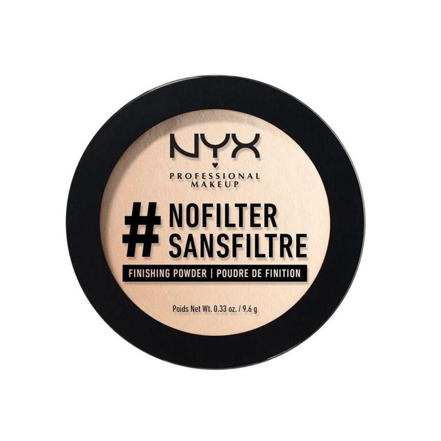 NYX No Filter Finishing Powder 9.6g, Satin Finish, Lightweight Formula, Ultra Blendable #color_Nffp02 Porcelain