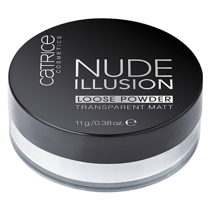 Catrice Nude Illusion Loose Powder Face Powder Mattifying Effect Long-Lasting 0.39oz 11g Transparent Matt 