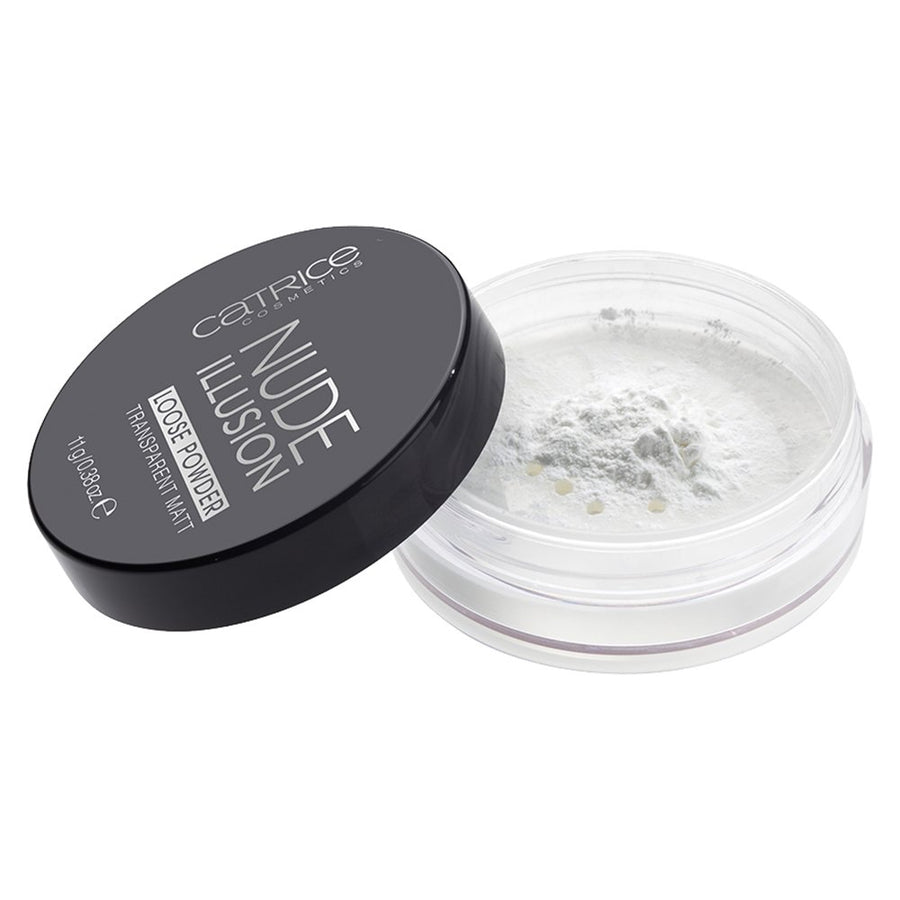 Catrice Nude Illusion Loose Powder Face Powder Mattifying Effect Long-Lasting 0.39oz 11g Transparent Matt 