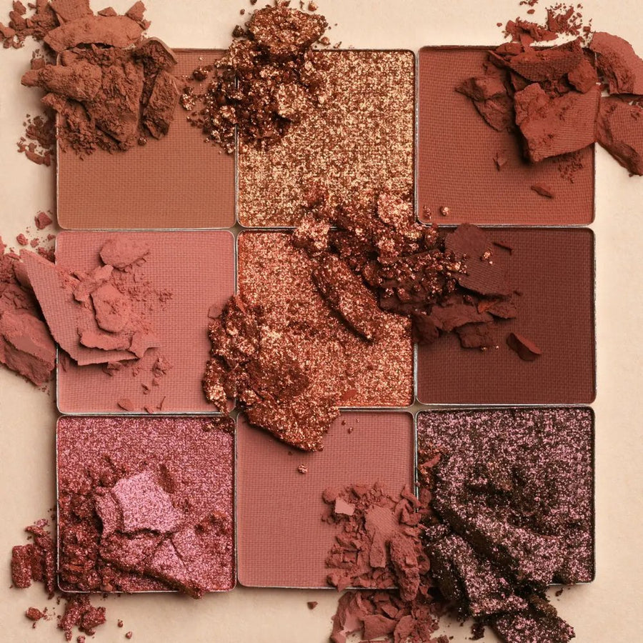 Huda Beauty Nude Obsessions Eyeshadow Palette 9 Different Shades, Beautiful and Radiant Look #color_Medium Nude Obsessions