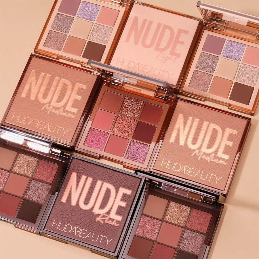 Huda Beauty Nude Obsessions Eyeshadow Palette 9 Different Shades, Beautiful and Radiant Look