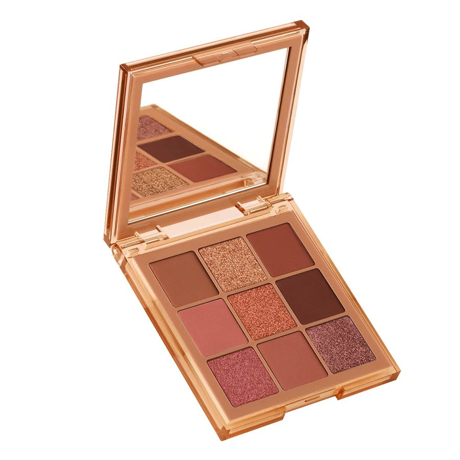 Huda Beauty Nude Obsessions Eyeshadow Palette 9 Different Shades, Beautiful and Radiant Look #color_Medium Nude Obsessions