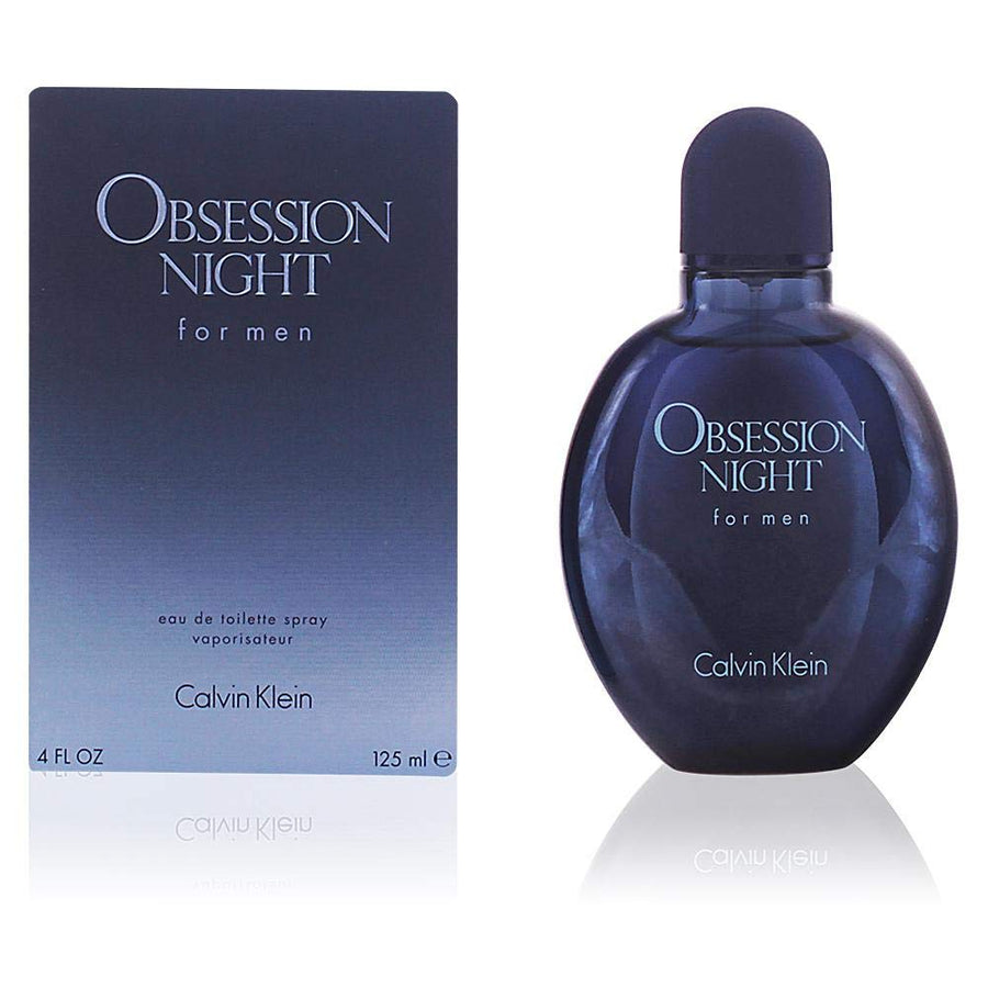 Calvin Klein Obsession Night Men Perfume 4.2oz 125ml EAU DE TOILETTE SPRAY  