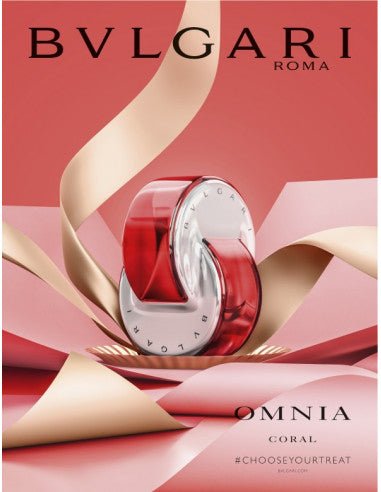 Bvlgari Omnia Coral Women Perfume 2.2oz 60ml EAU DE TOILETTE SPRAY 