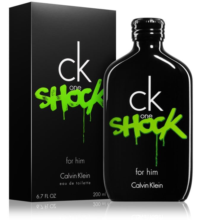 Calvin Klein One Shock Men Perfume 6.8oz 200ml EAU DE TOILETTE SPRAY  