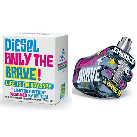 Diesel Only The Brave by Bunka Limited Edition For Man Men Perfume 2.5oz 75ml EAU DE TOILETTE SPRAY  