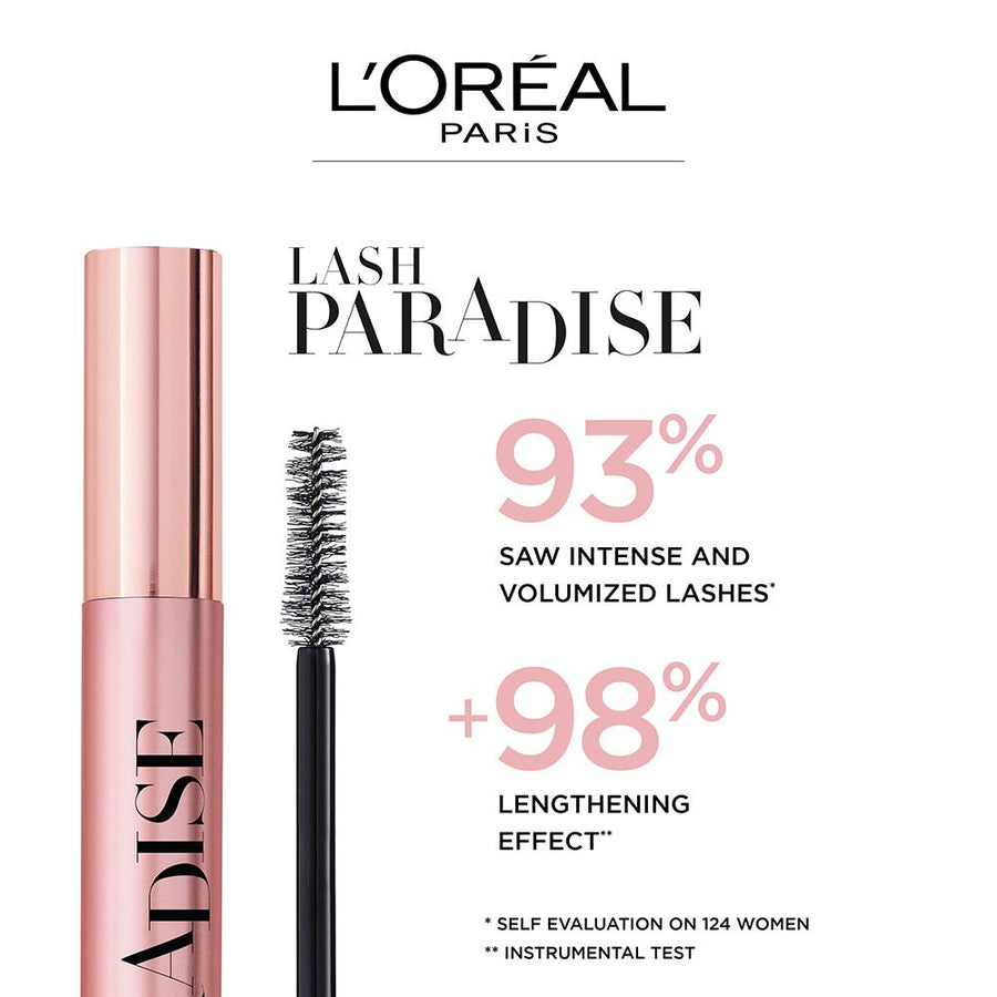 L'Oreal Paris Paradise Extatic Mascara Black 0.22oz 6.4ml, Clump-Resistant, Smudge-Resistant, Longwearing