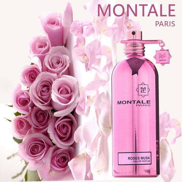 Montale Paris Roses Musk Women Perfume 3.4oz 100ml EAU DE PARFUM  