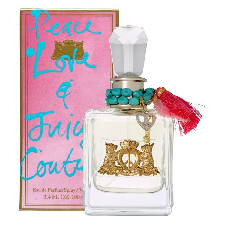 Juicy Couture Peace Love Women Perfume 3.4oz 100ml EAU DE PARFUM SPRAY  