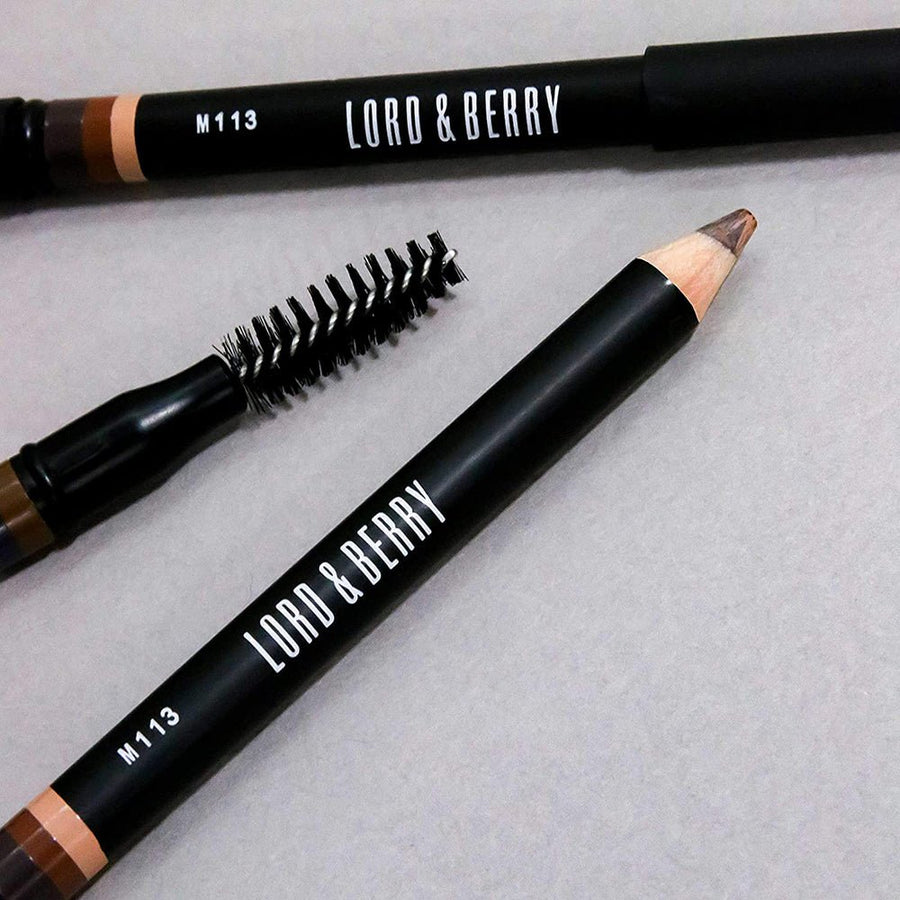 Lord & Berry Perfect Brow Magic Eyebrow Pencil Definer Brunette #1706 0.03oz 0.96g, Two-Color Brow Pencil