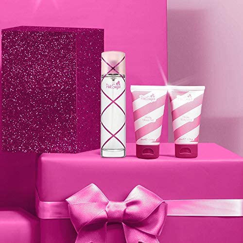 Aquolina Pink Sugar Candy Magic Women 3.4oz 100ml Perfume Gift Set EAU DE TOILETTE SPRAY  