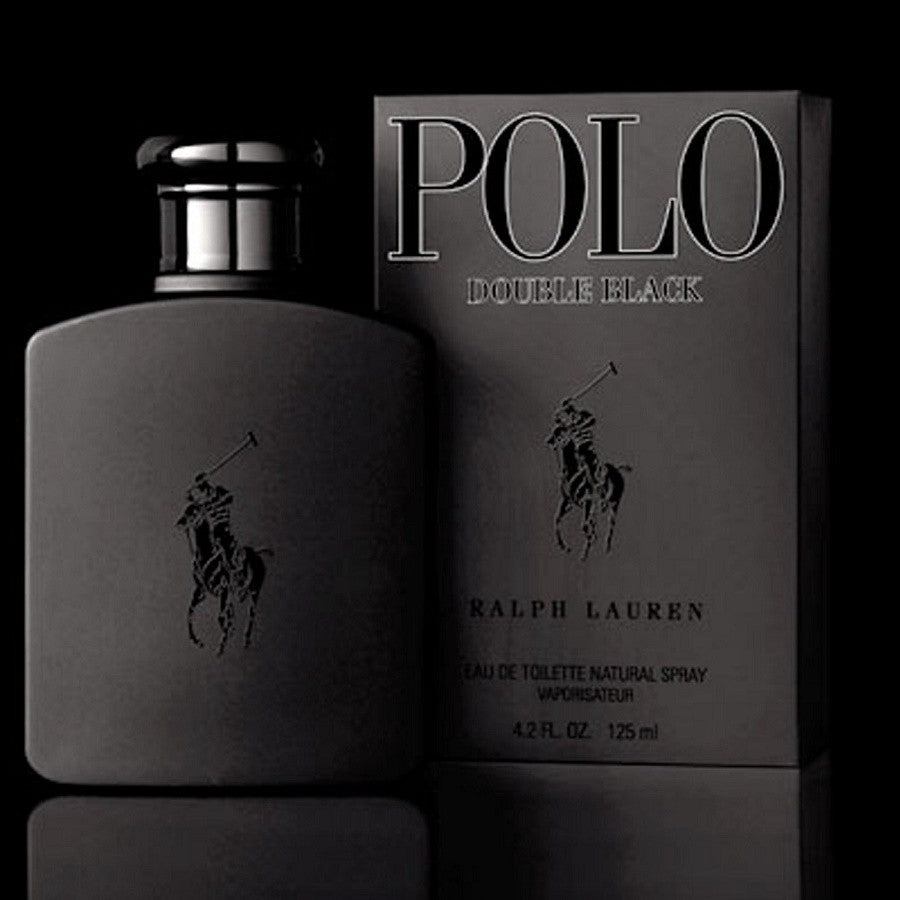 Ralph Lauren Polo Double Black Men Perfume 4.2oz 125 ML EAU DE TOILETTE SPRAY