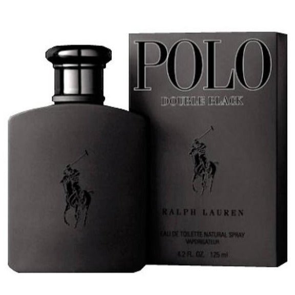 Ralph Lauren Polo Double Black Men Perfume 4.2oz 125 ML EAU DE TOILETTE SPRAY