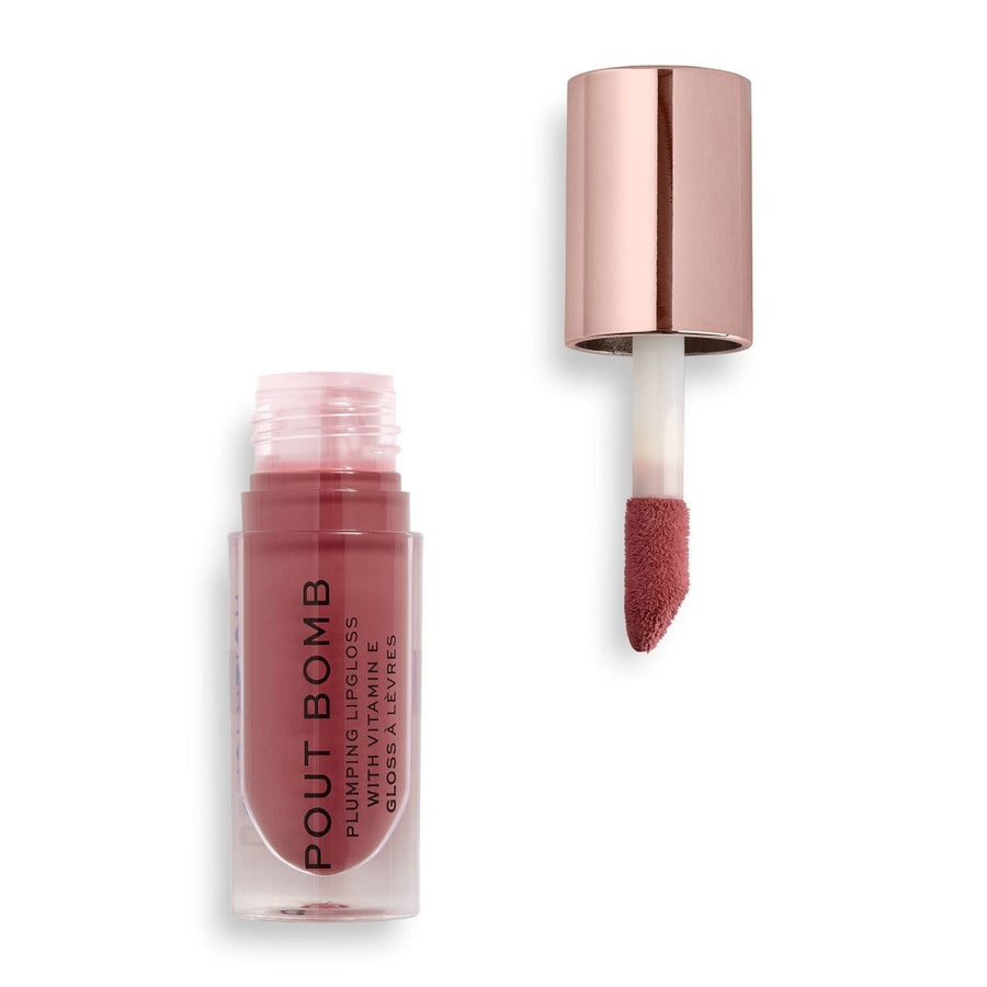 Revolution Pout Bomb Plumping Lip Gloss 4.6ml, High-Shine, Vitamin E, Vegan Formula #color_Sauce