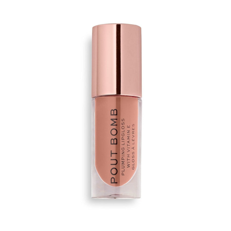 Revolution Pout Bomb Plumping Lip Gloss 4.6ml, High-Shine, Vitamin E, Vegan Formula #color_Candy