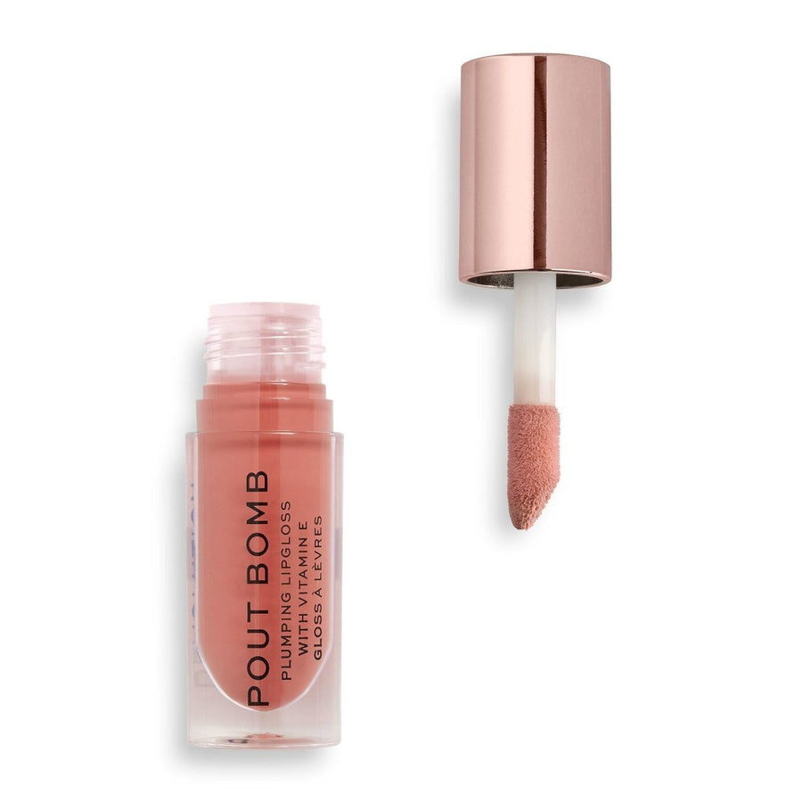 Revolution Pout Bomb Plumping Lip Gloss 4.6ml, High-Shine, Vitamin E, Vegan Formula #color_Kiss