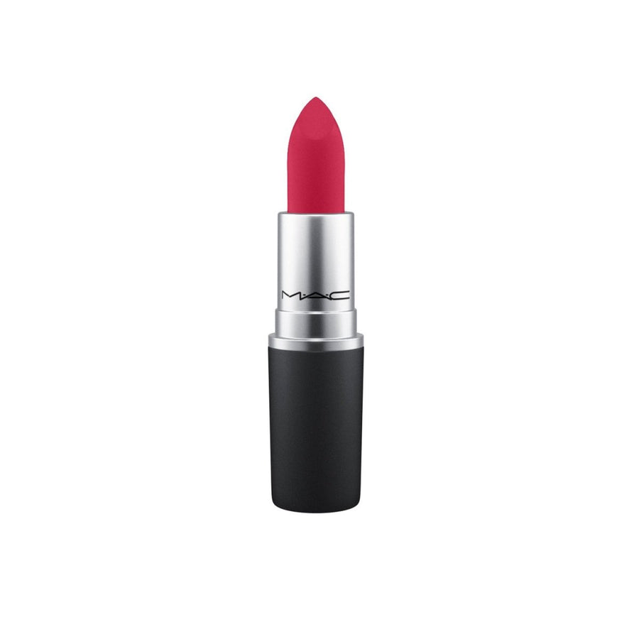 MAC Cosmetics Powder Kiss Lipstick, Soft, Buildable Shades, Hydrating #color_306 Shocking Revelation