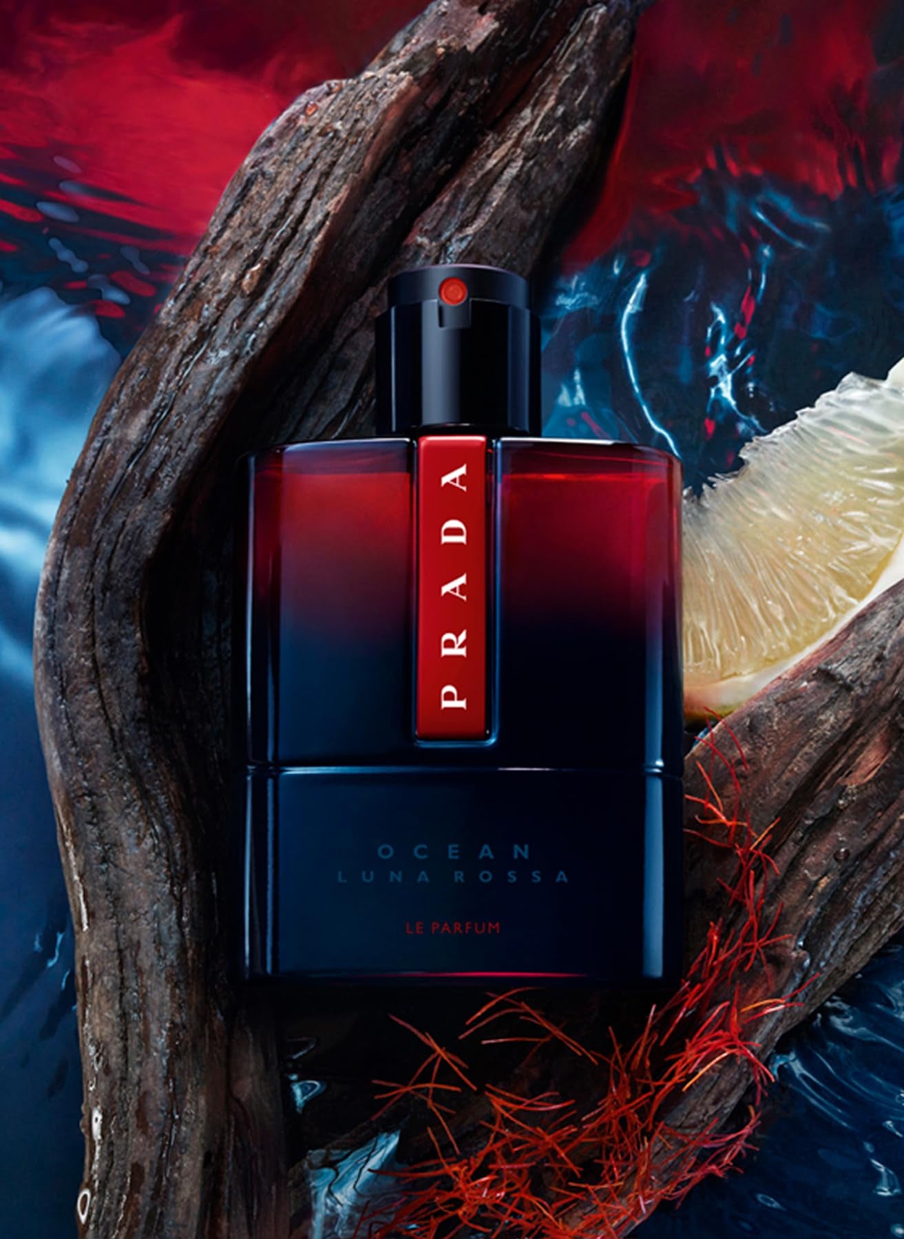 Prada Luna Rossa Ocean Le Parfum For Men 3.3oz 100ml PARFUM SPRAY
