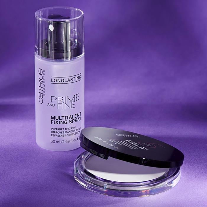 Catrice Prime And Fine Multitalent Fixing Spray Makeup Finishing Sprays 1.69oz 50.0ml Clear 