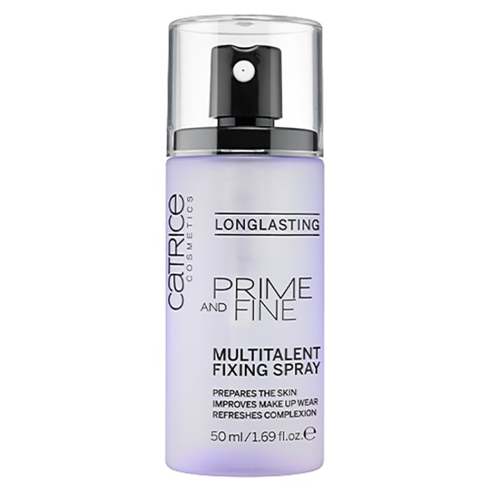 Catrice Prime And Fine Multitalent Fixing Spray Makeup Finishing Sprays 1.69oz 50.0ml Clear 