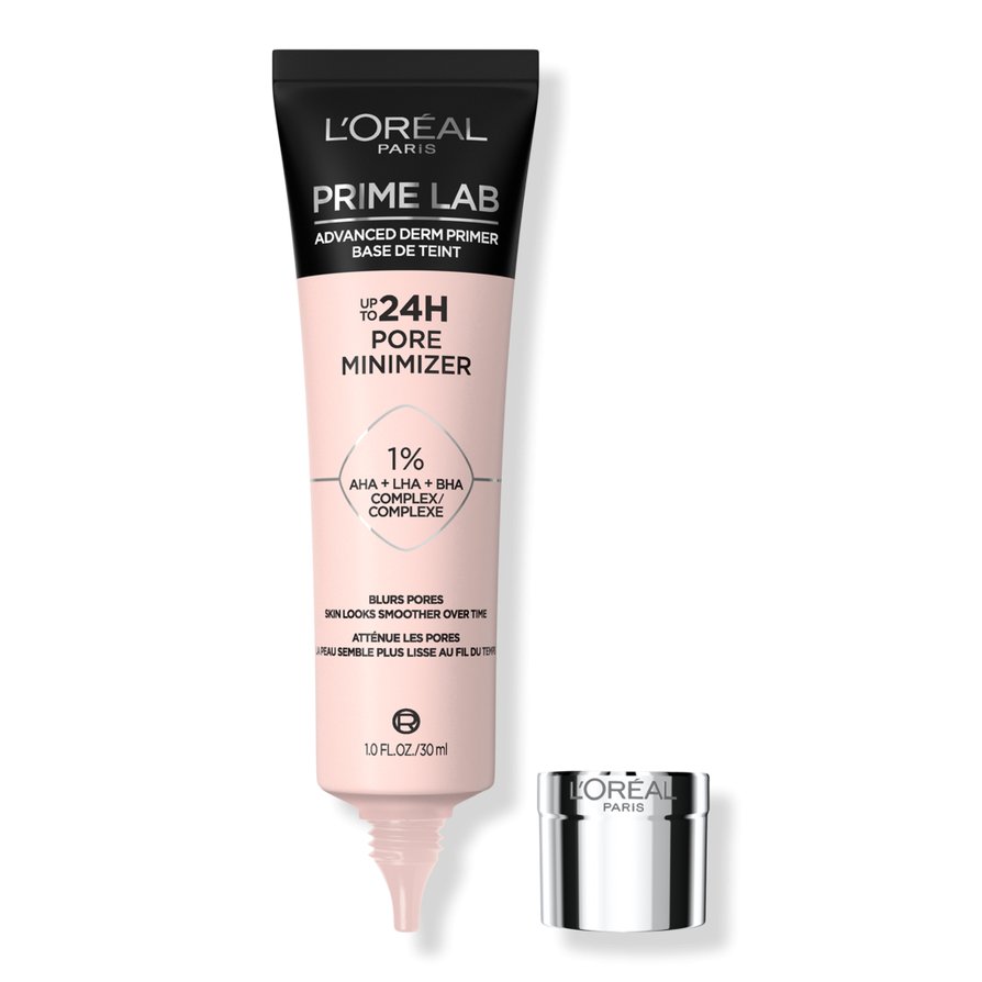 L'Oreal Prime Lab 24HR Pore Minimizer 30ml Lightweight, Blurring Primer Melts into Skin and Minimises Pores