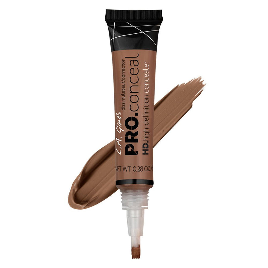 L.A. Girl Pro Conceal HD Concealer 8g, Lightweight, Creamy Texture, Correct, Conceal #color_GC988 Dark Cocoa