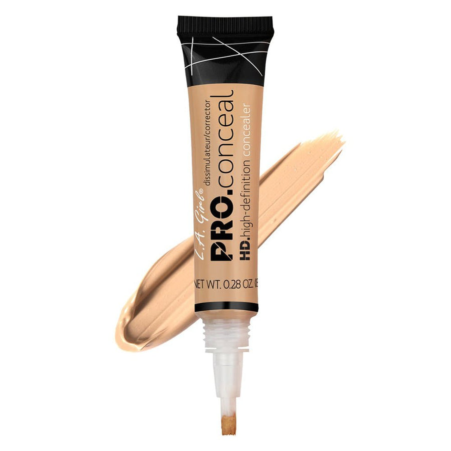 L.A. Girl Pro Conceal HD Concealer 8g, Lightweight, Creamy Texture, Correct, Conceal #color_GC973 Creamy Beige