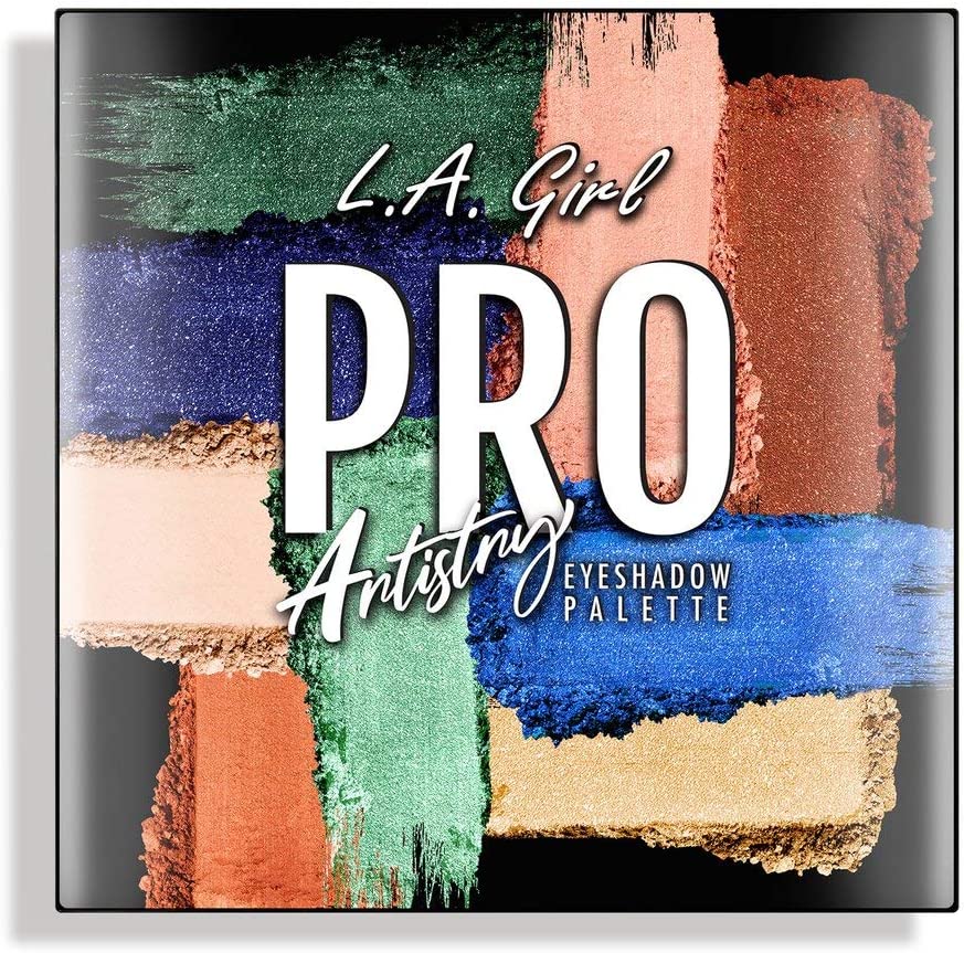 L.A. Girl Pro Eyeshadow Artistry Palette 35g GES431 Eyeshadow Palette 1.2oz 35g, 16 Colors, Cool and Warm Tones