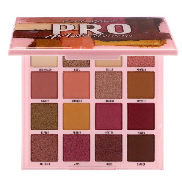 L.A. Girl Pro Eyeshadow Mastery Palette 35g GES 432 Eyeshadow Palette 1.2oz 35g, 16 Colors, Vibrant Shimmers to Bold Mattes