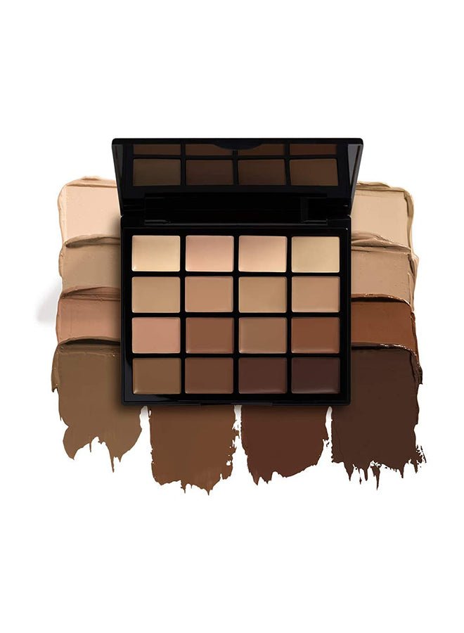 NYX Pro Foundation Palette PFP 01 1.1g 0.1oz, Ultra-Pigmented, Lightweight and Blendable Formula