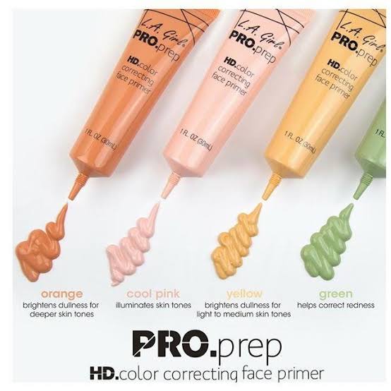 LA Girl Pro Prep Correcting Primer 30ml, Corrects Skin Tones, Moisturizing Nourishing Skin