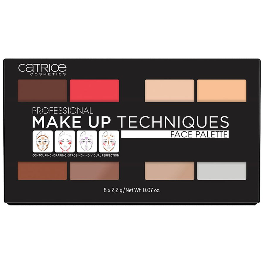 Catrice Professional Make Up Techniques Face Palette 010 Volume 1 Blush, Bronze, Highlighter Palette 010 Volume 1  