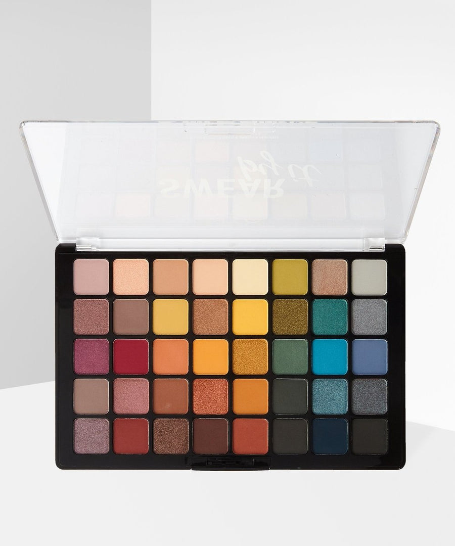 Ferrarucci Professional Makeup Eyeshadow Palette 40 Color Warm Neutrals #color_2